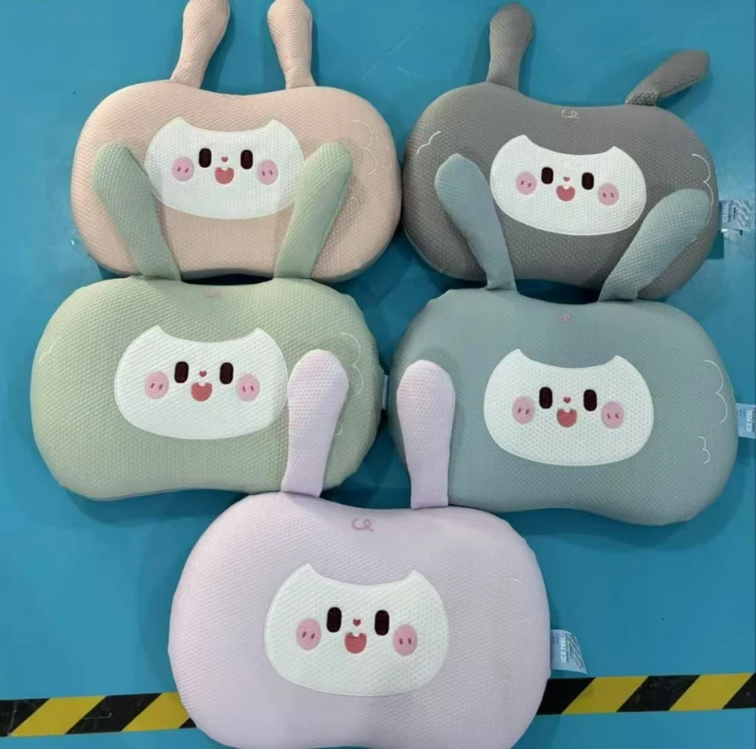 可拆护颈慢回弹靠抱枕通用豆豆枕纤维枕头透气