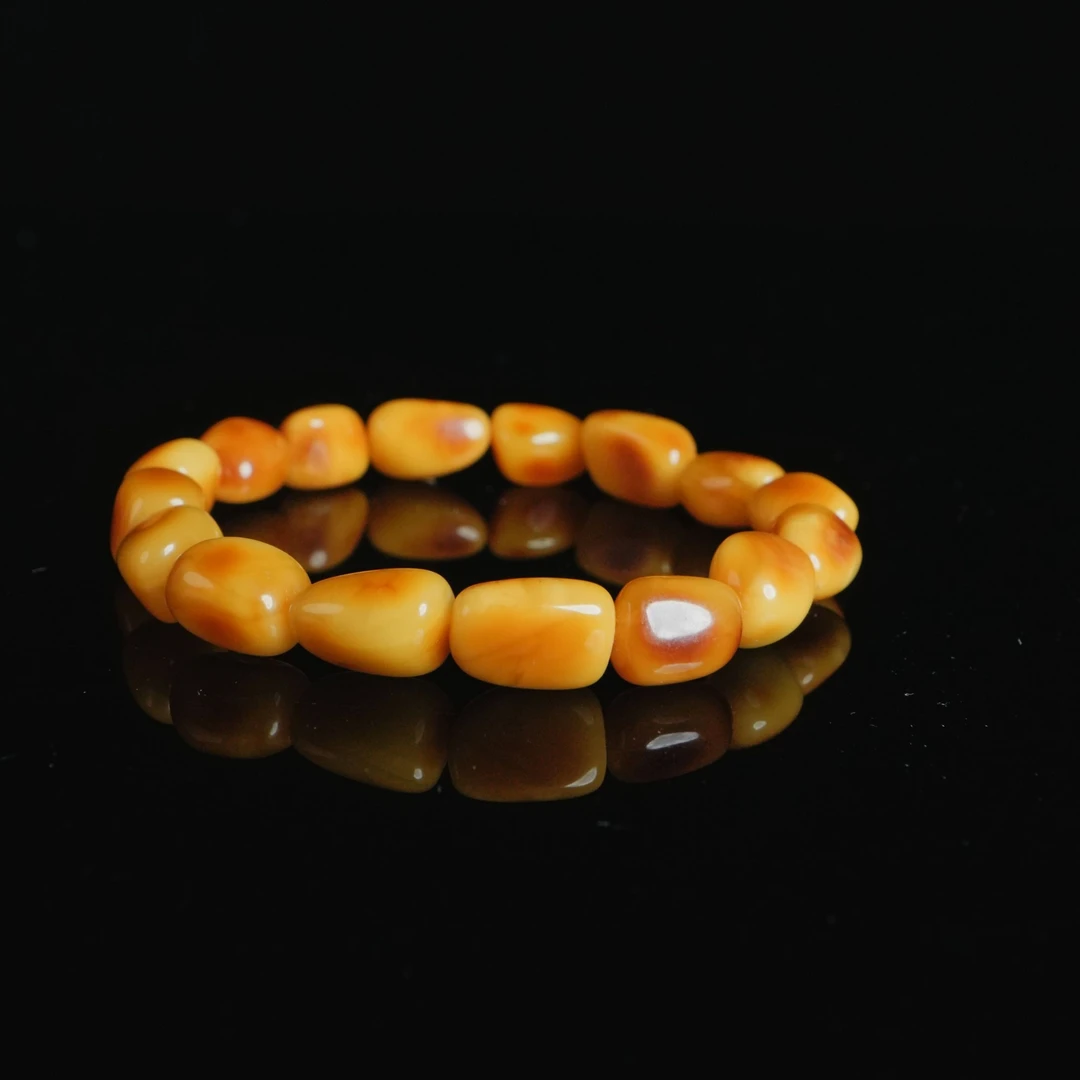 M6459 沁色随形手串 10.22g