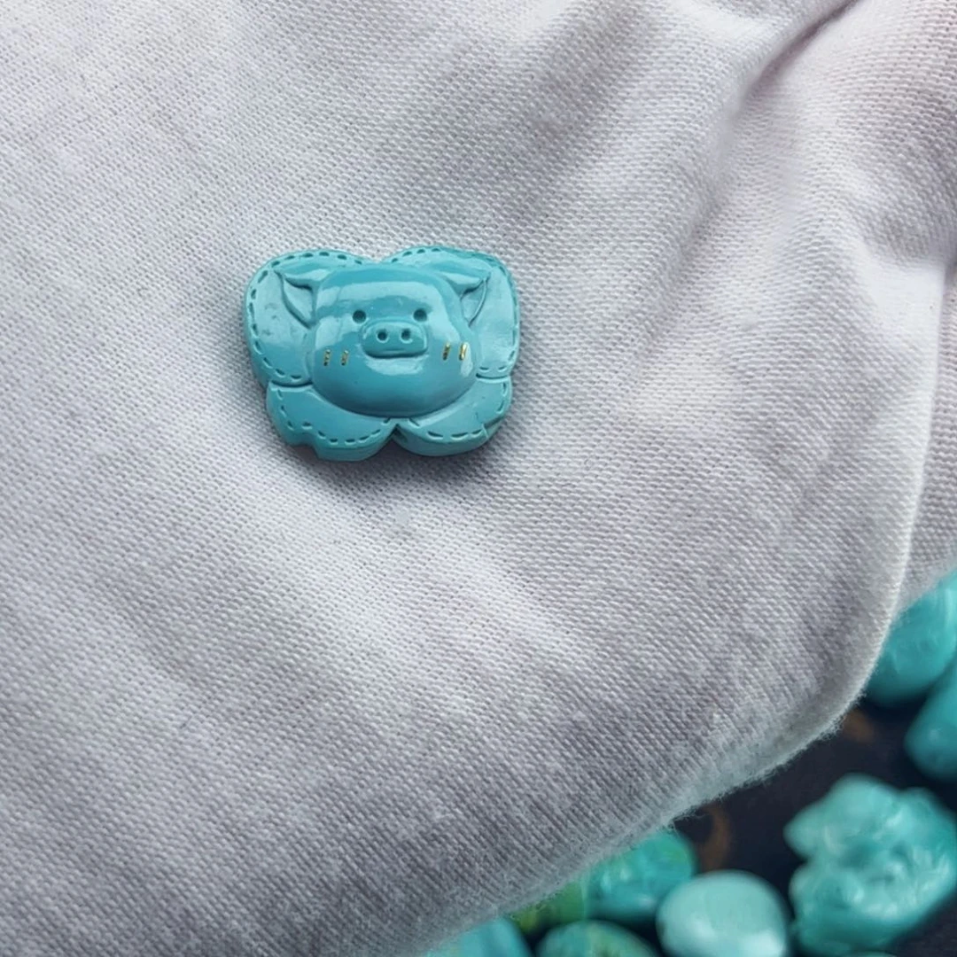 绿松石未镶嵌吊坠(不含链)