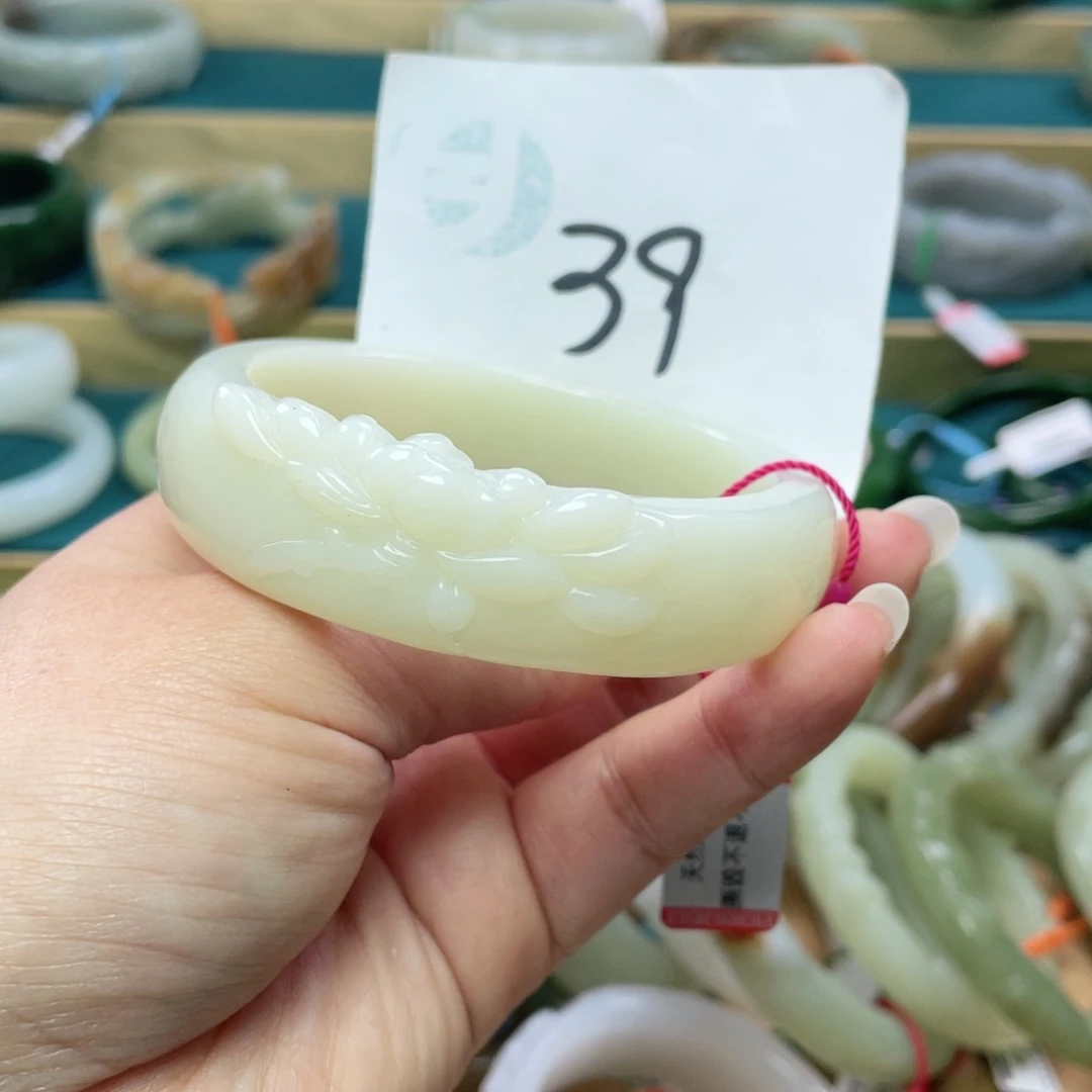 未镶嵌手镯和田玉圈口59