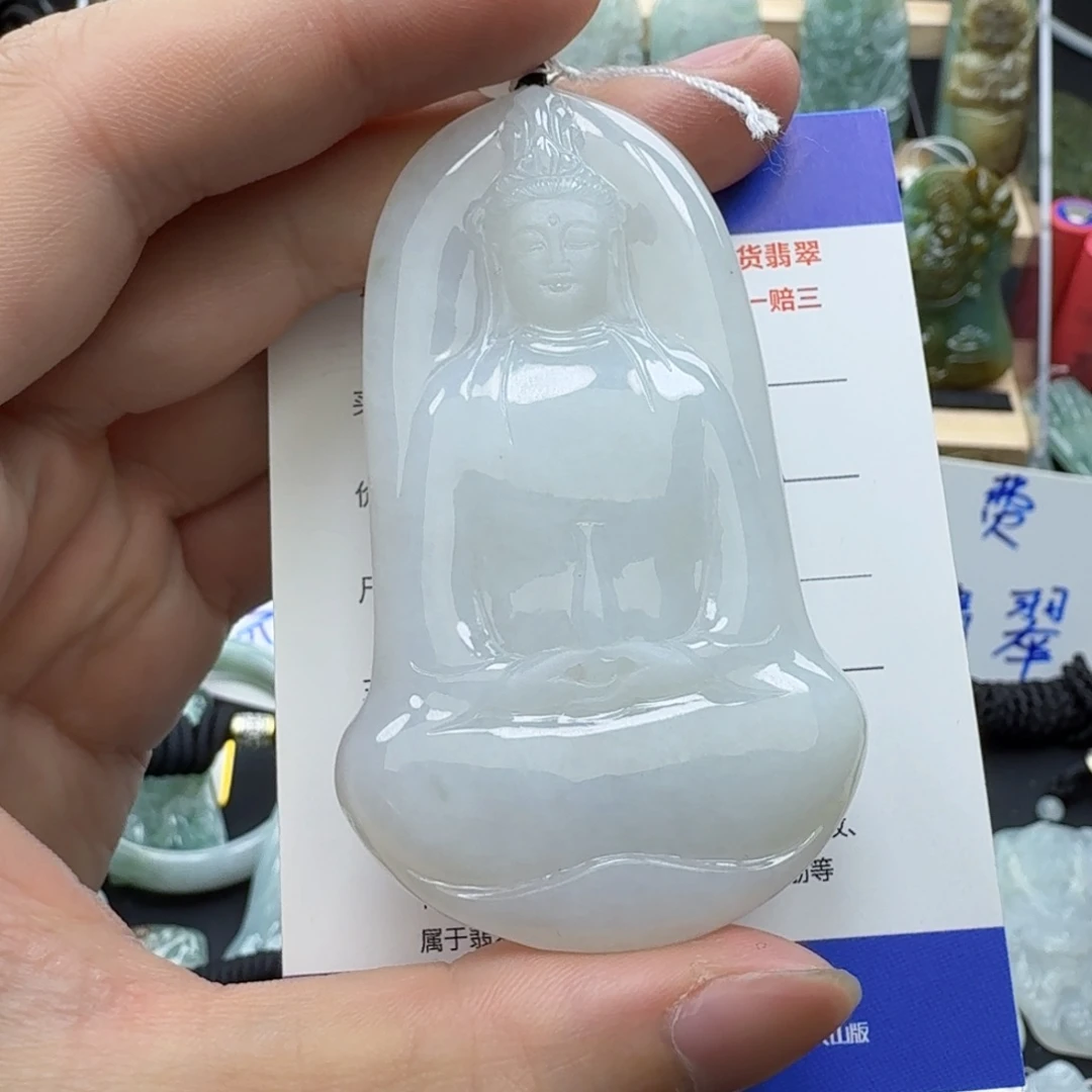 翡翠颈饰未镶嵌缅甸翡翠