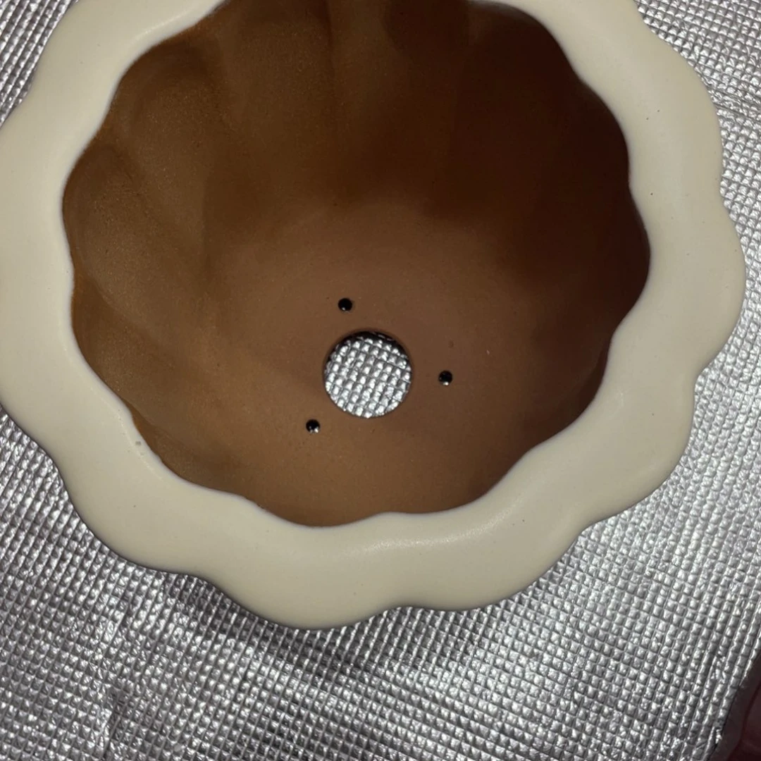 紫砂花盆半*渡花盆花盆