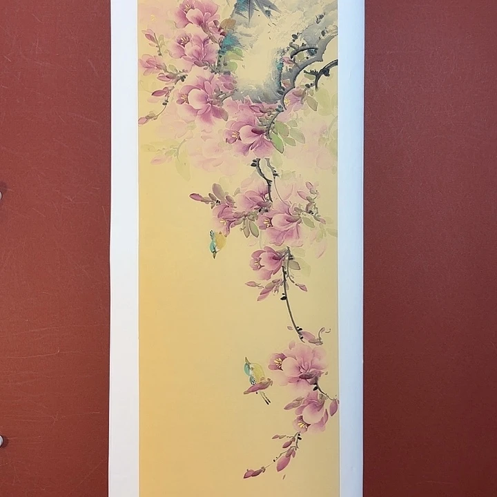 国画听兰老师花鸟