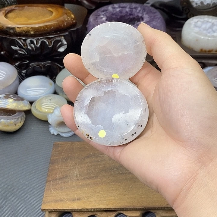 摆件未镶嵌紫晶冰透美盆