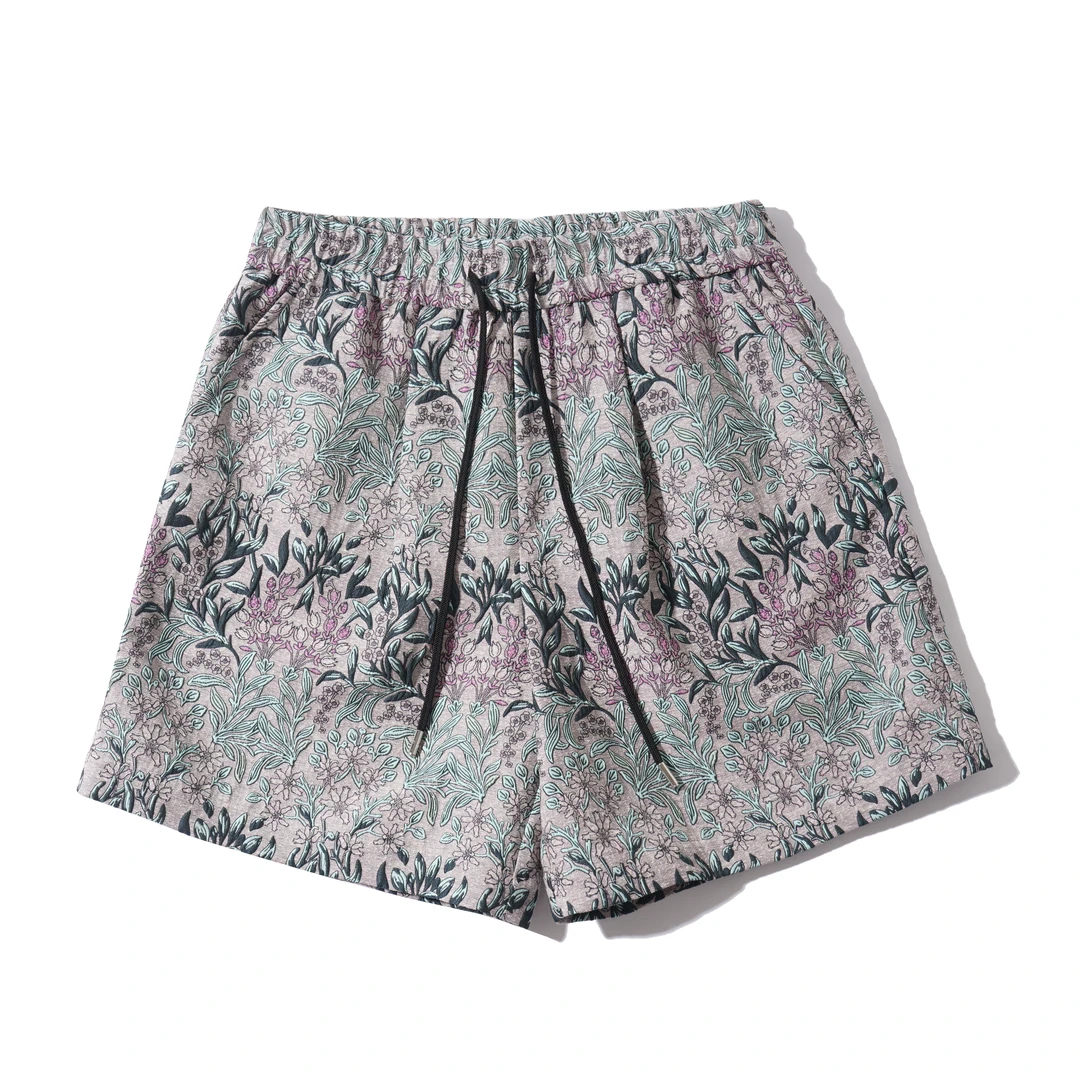 定制提花艺术时尚休闲宽松百搭短裤 1836