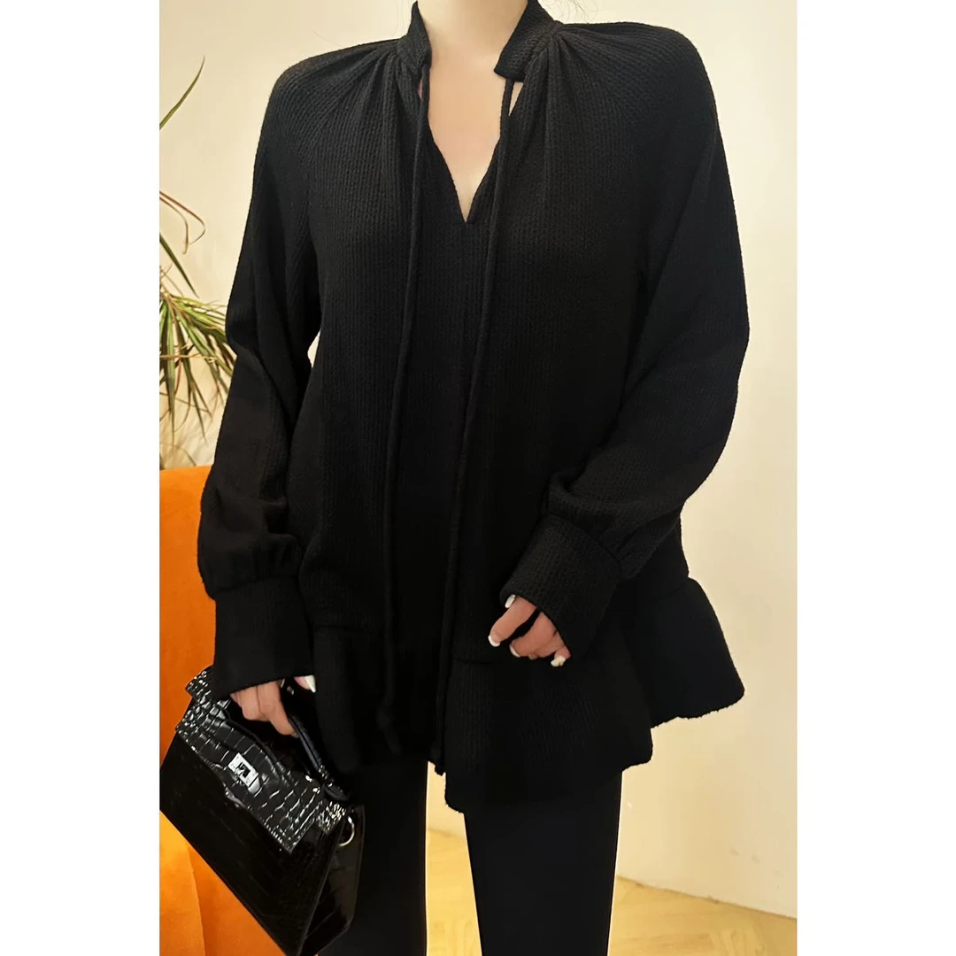 紫紫 闭月羞花精工立裁花盆上衣休闲时尚ins女装长袖衬衫ZSJB1201