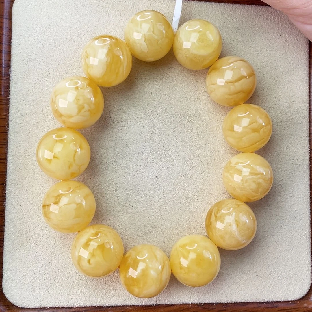 未镶嵌琥珀手链17+