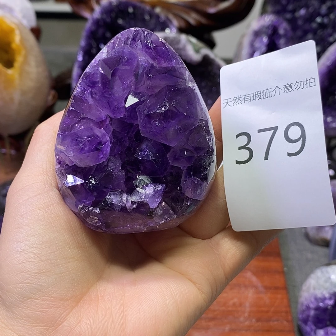 珠宝半成品未镶嵌紫晶