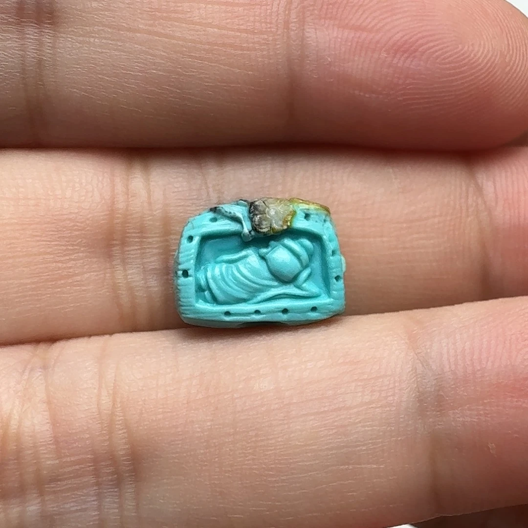 未镶嵌绿松石卧佛