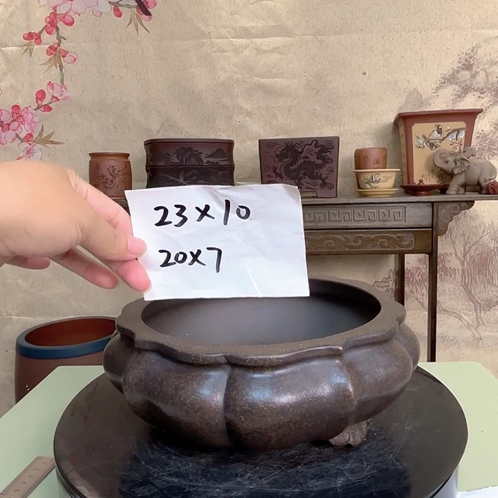 紫砂花盆宜兴紫砂