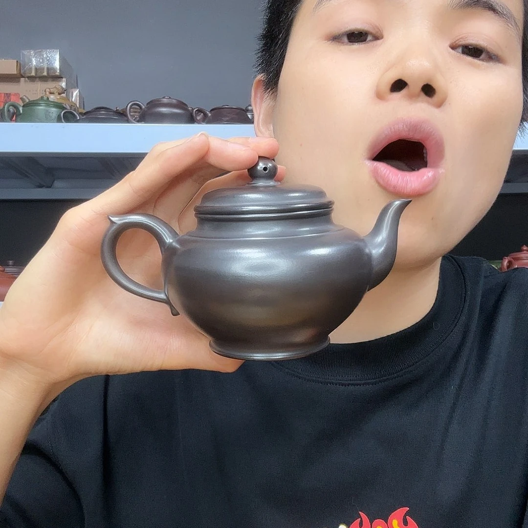 茶壶紫砂民间手艺人全手工制作