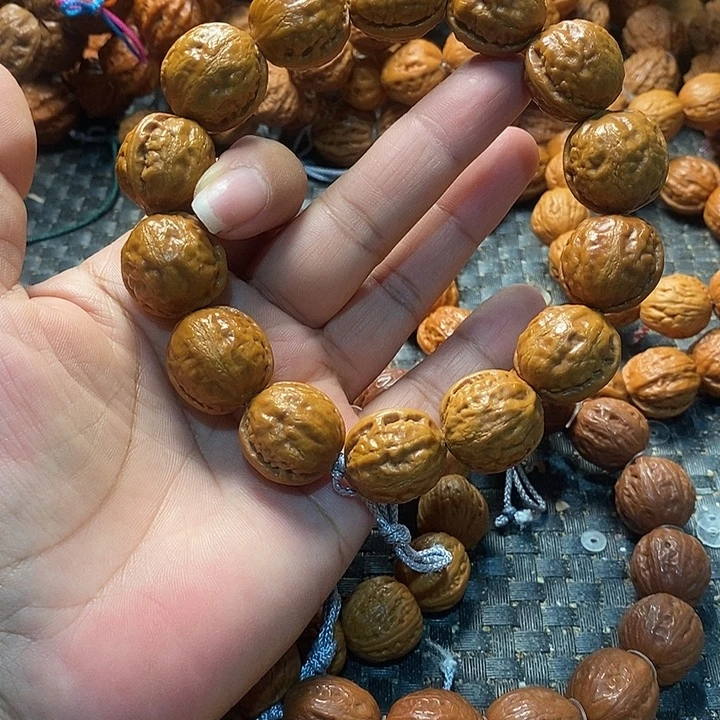萌***七文玩核桃手串富甲天下