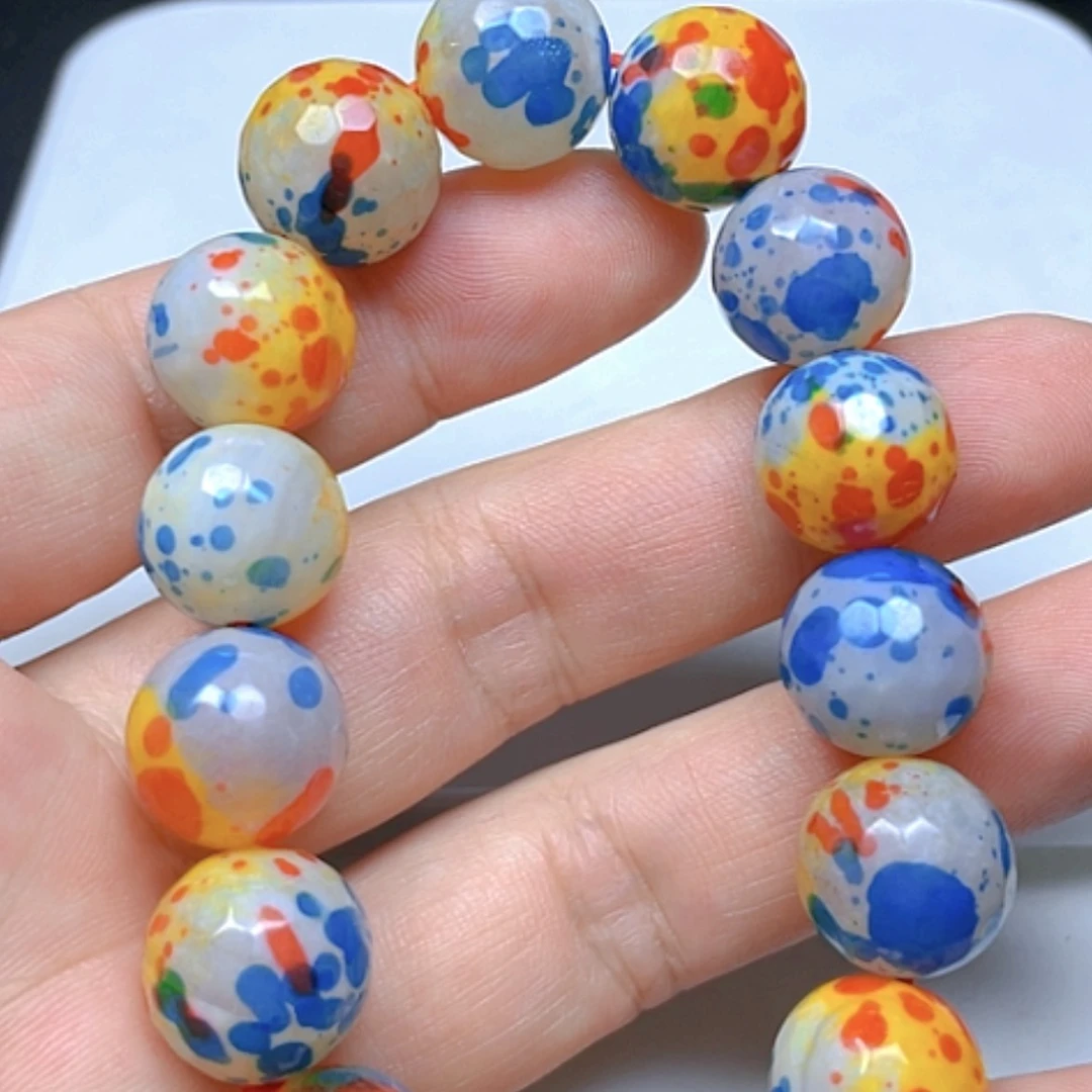 【闪购商品】未镶嵌颈饰玛瑙/玉髓双元素切14