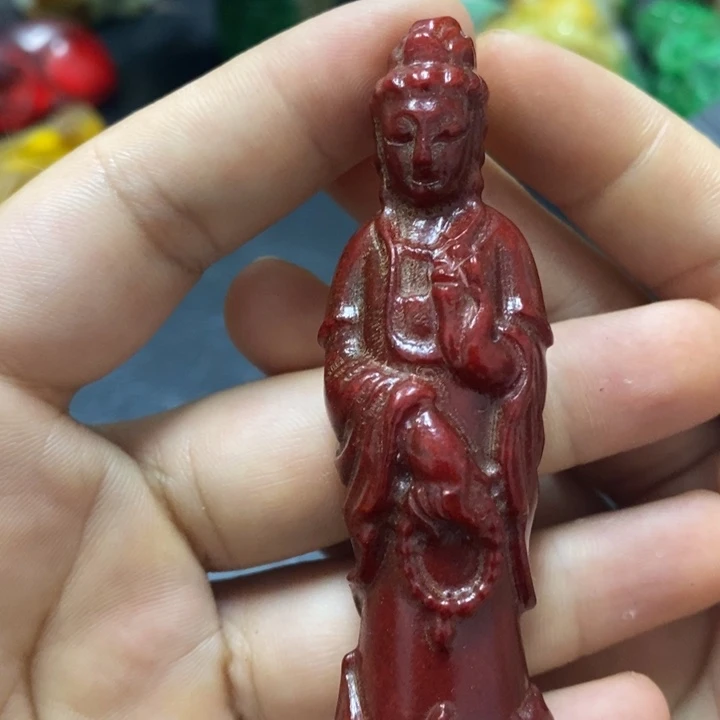 白玉菩提吊坠摆件