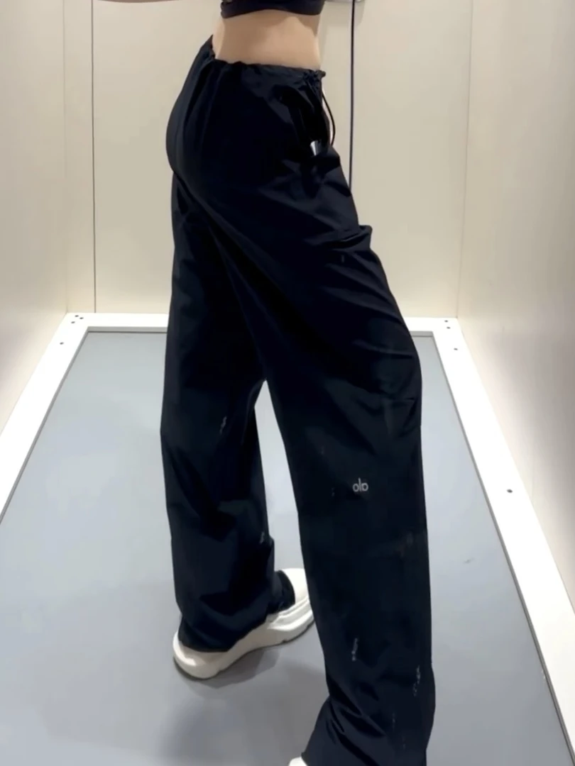 ALO新款伞兵裤极简风穿搭裤