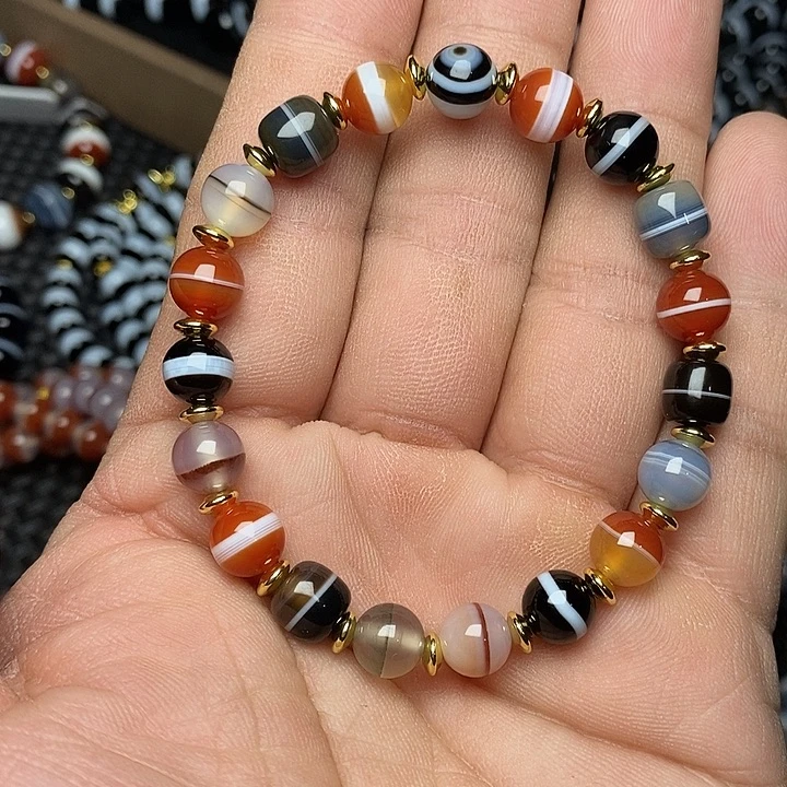 玛瑙/玉髓手链未镶嵌