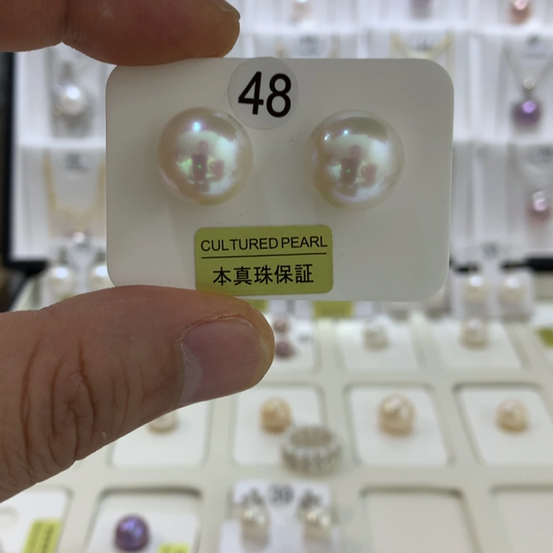 银S925镶嵌淡水珍珠戒指