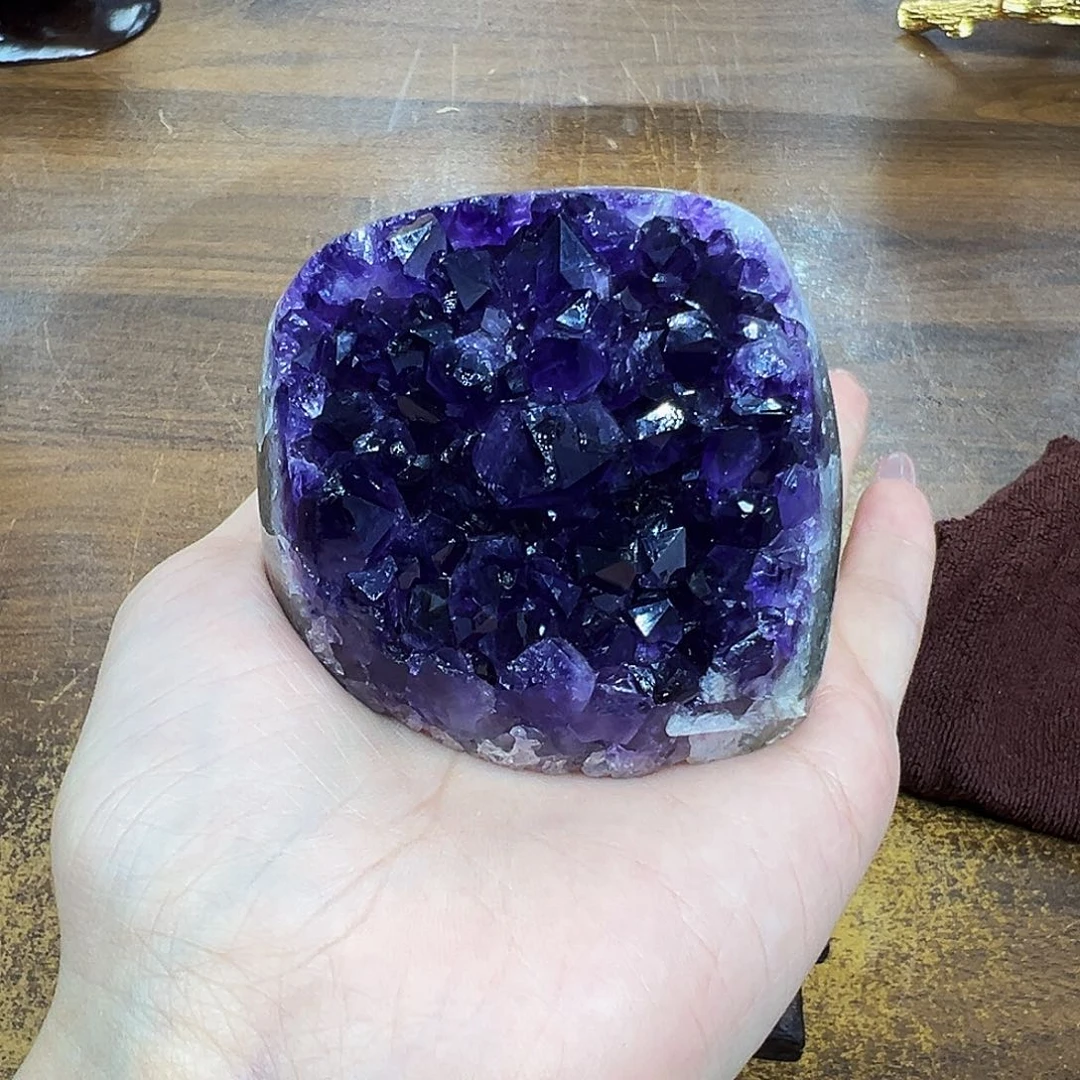 紫晶摆件未镶嵌紫晶