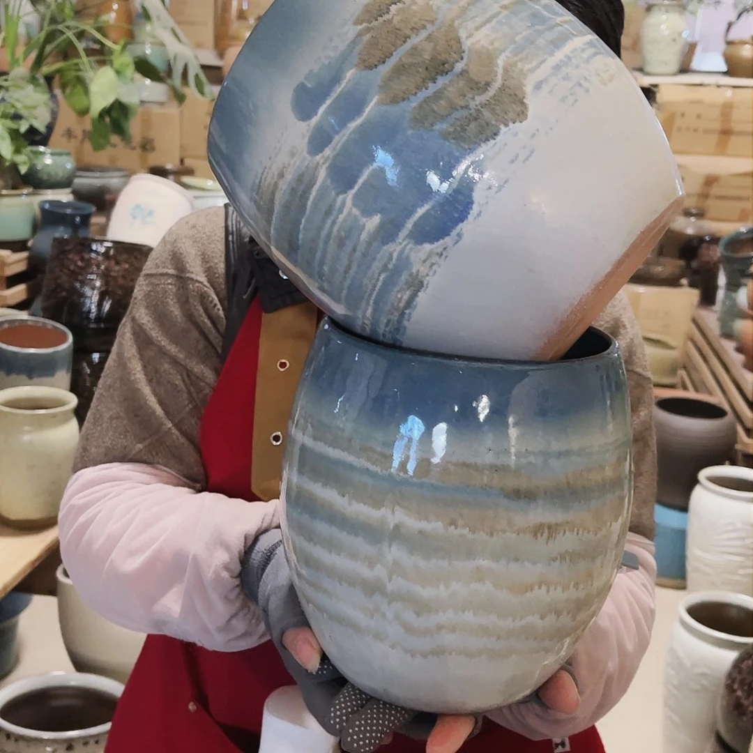 紫砂花盆高度20口径15