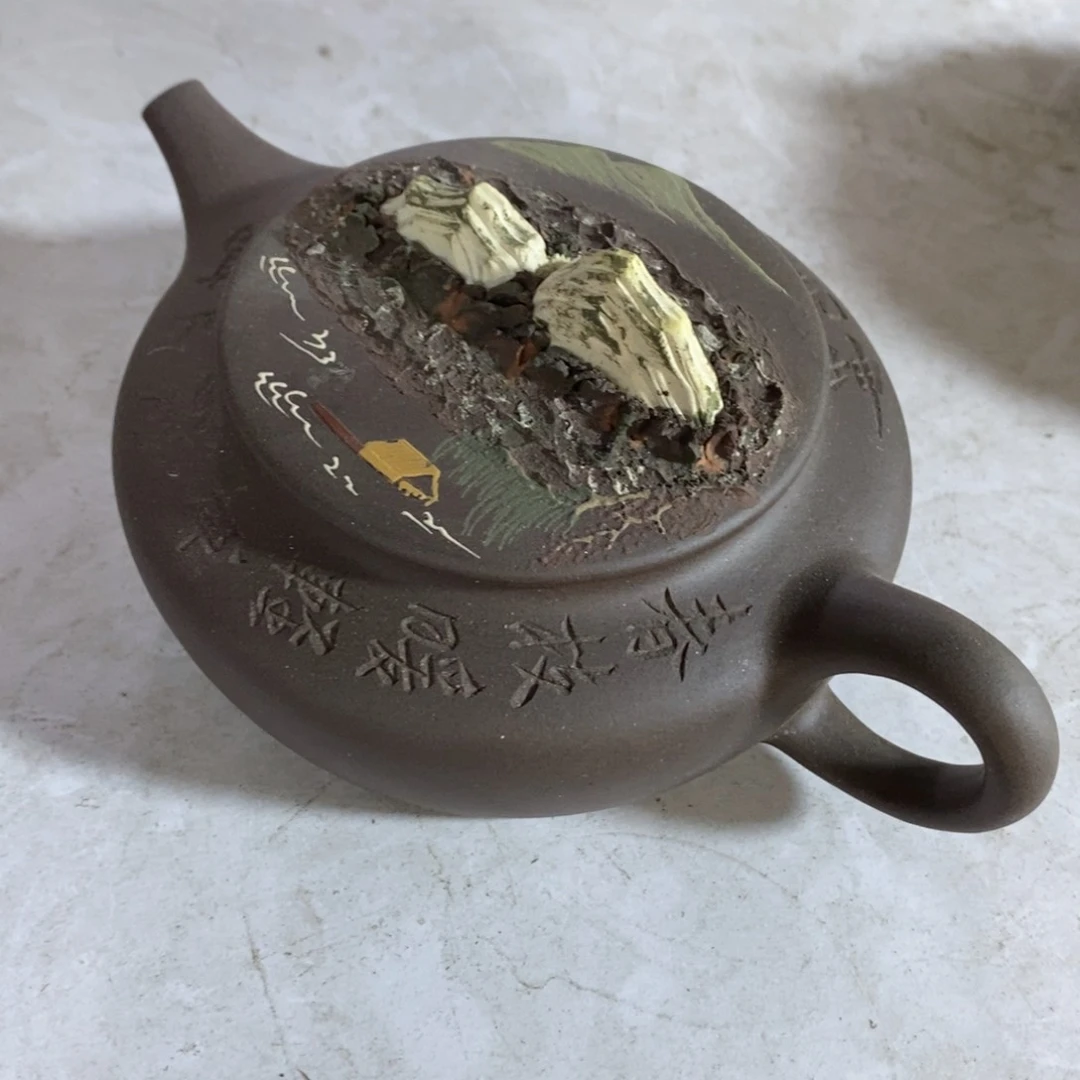 茶壶紫泥原矿手工171