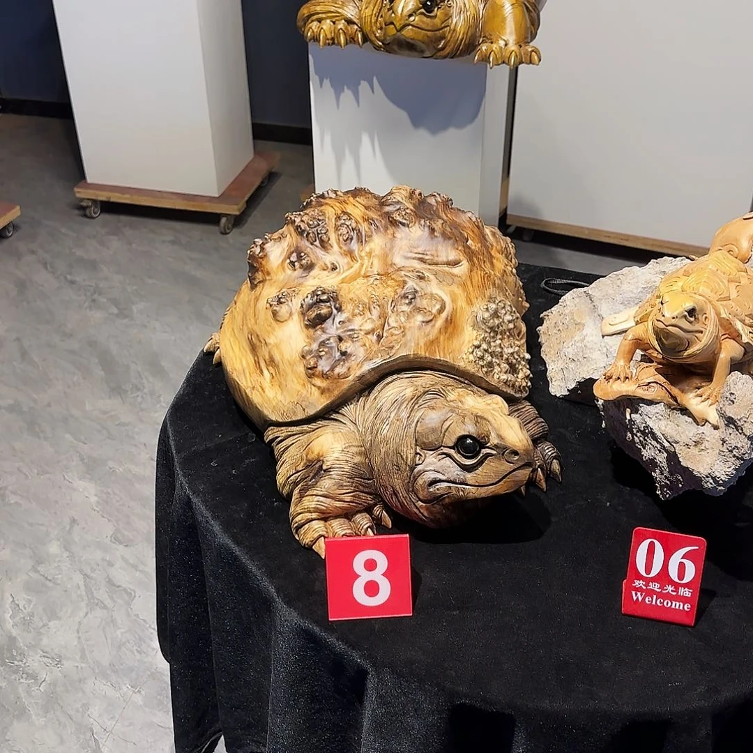 金丝楠木瘤苞车上摆件