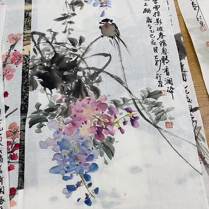 姜奇老师花鸟作品69×34