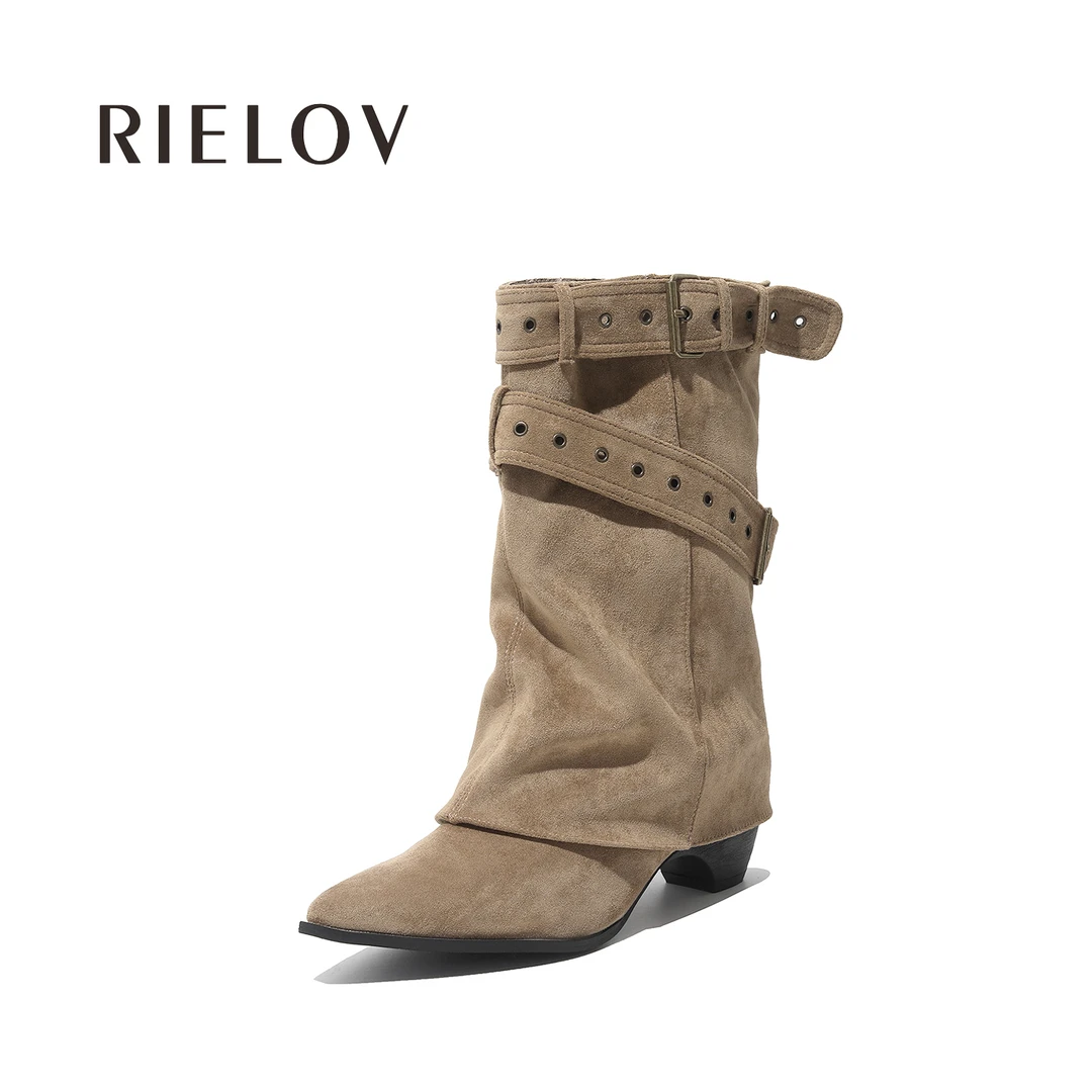 RIELOV【西西里午后】增高4.5cm+3cm时尚潮流百搭女士时装鞋677-1