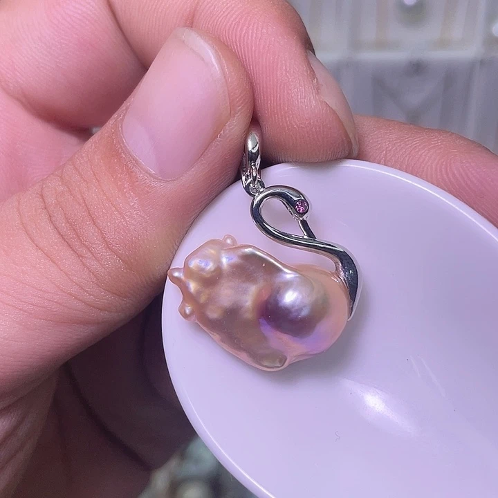 颈饰合金淡水珍珠86