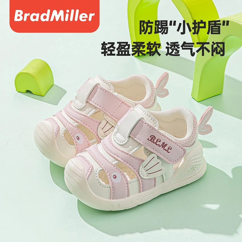 女宝宝凉鞋学步鞋2025夏季款1一2-3岁男宝机能软底防滑小童鞋子
