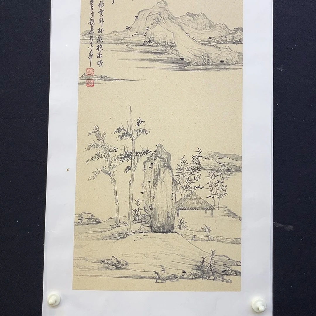 国画手绘国画，精品山水，画心