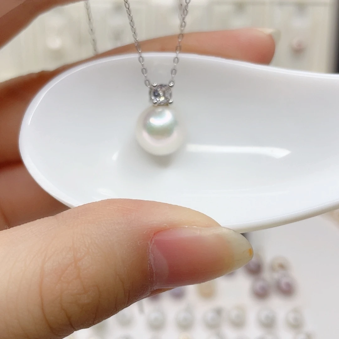 淡水珍珠吊坠(赠链)合金