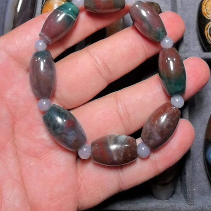 玛瑙/玉髓颈饰合金