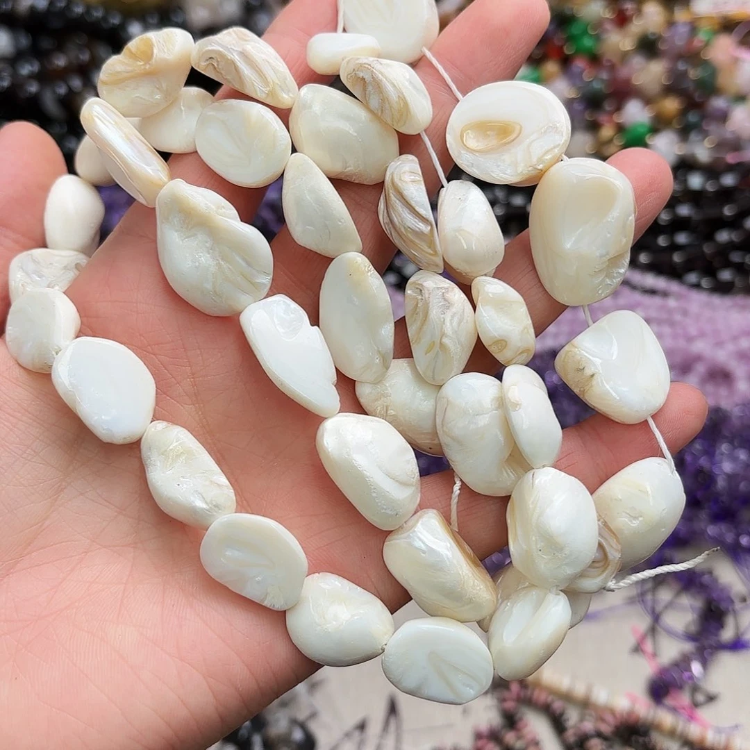 玛瑙/玉髓未镶嵌珠宝半成品贝壳随行一条