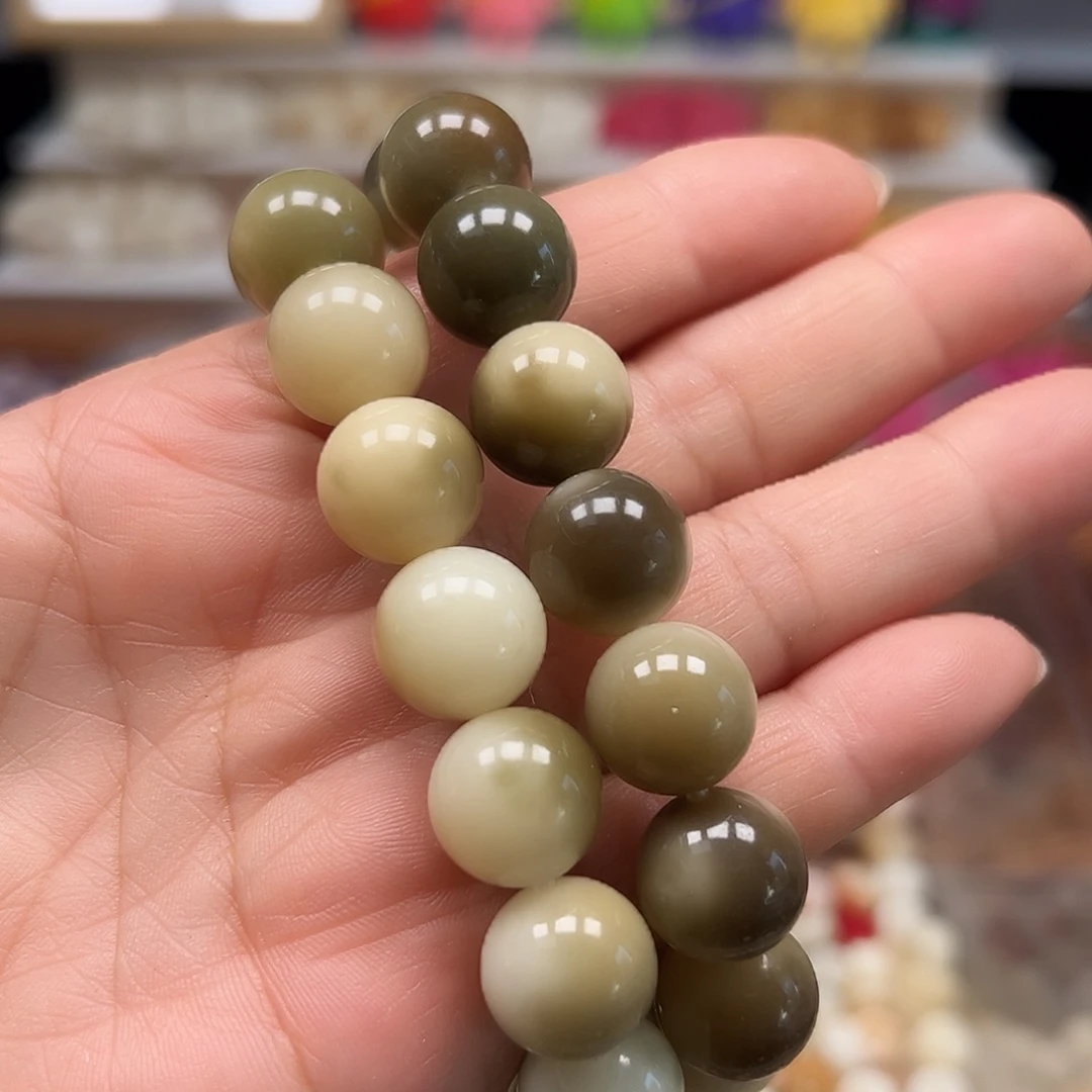 菩提根/象牙果手串卡14非料皮蛋2条