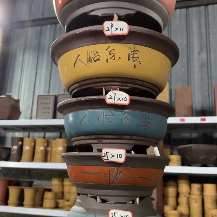 紫砂花盆              100-6