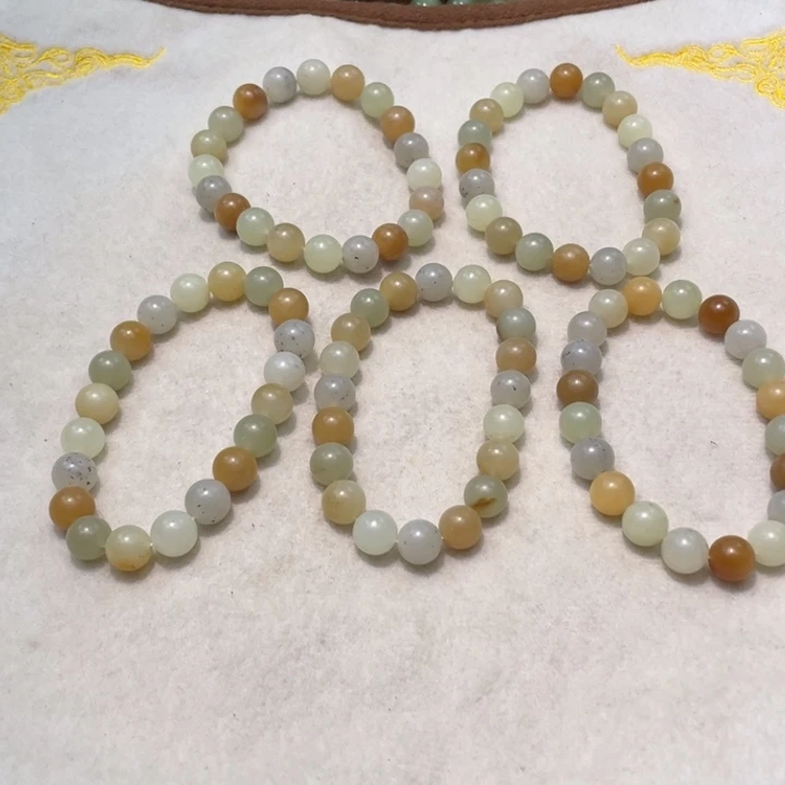 和田玉未镶嵌手链新疆糖果多宝卡10柔光多样性拍一发一