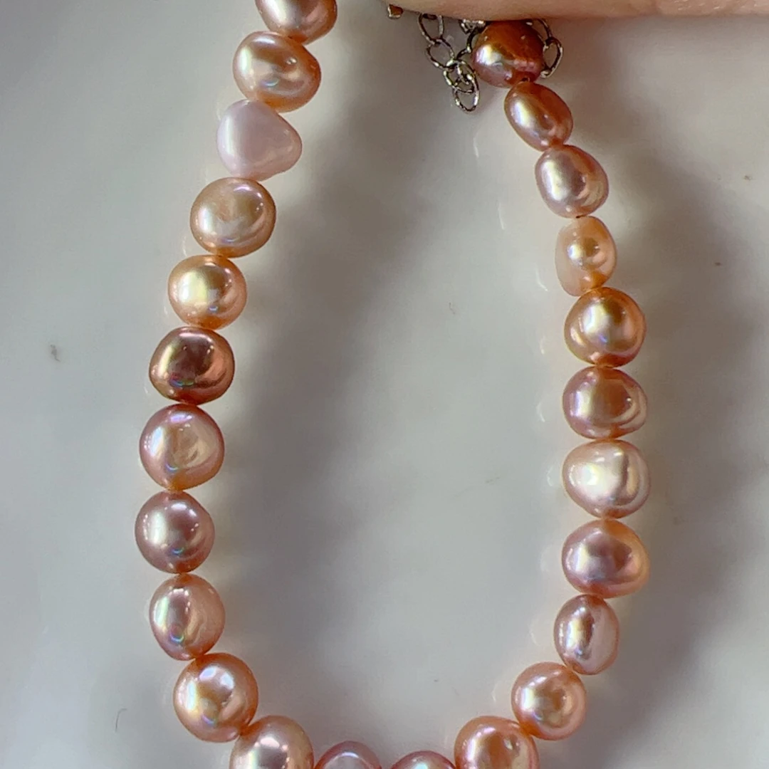 淡水珍珠合金手绳