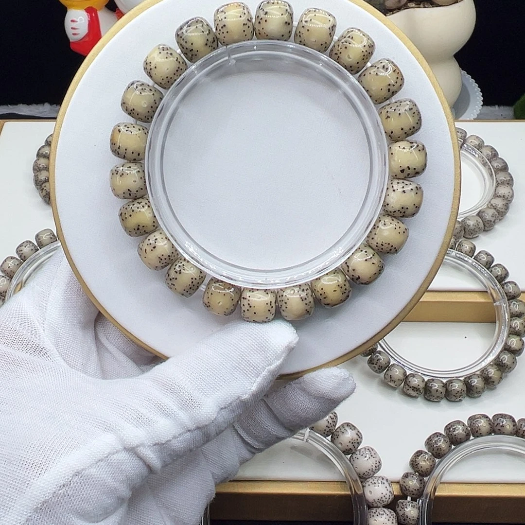 星月菩提手串骨瓷白10.5✖️9.5通体