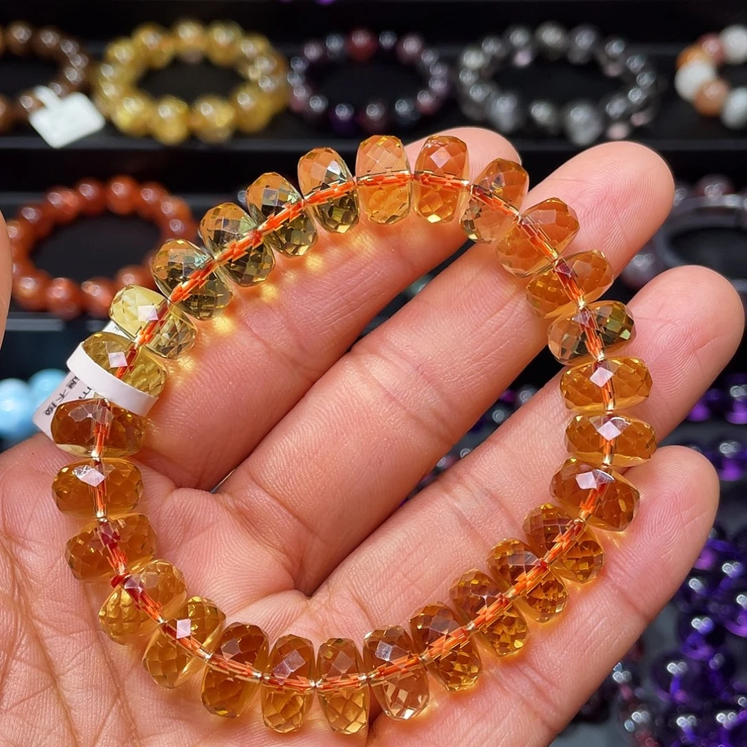 手链水晶未镶嵌巴西暴力黄手链