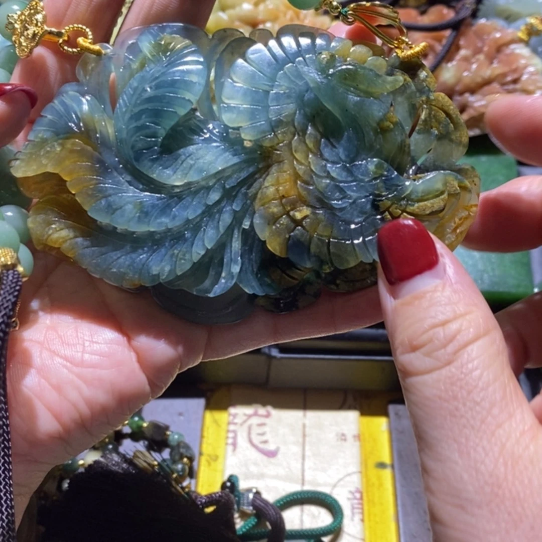 【闪购商品】岫玉毛衣链未镶嵌