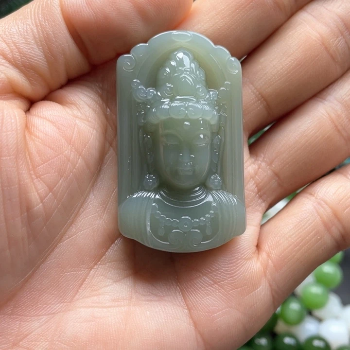 和田玉（碧玉）未镶嵌颈饰