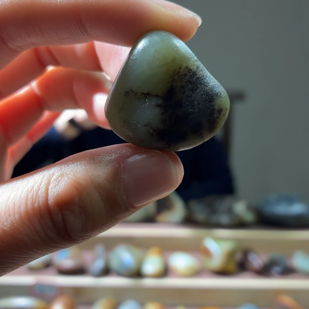 和田玉未镶嵌挂件31g