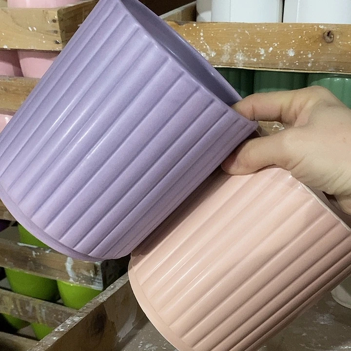 陶盆有孔 瑕疵针孔漏釉介意勿拍外口 13外高15