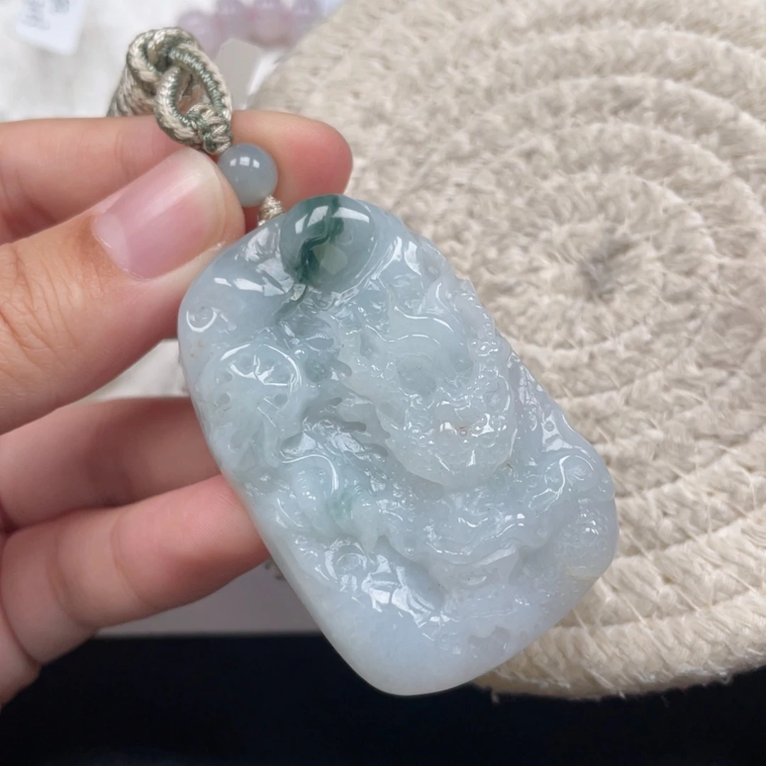 翡翠未镶嵌颈饰天然A货缅甸翡翠