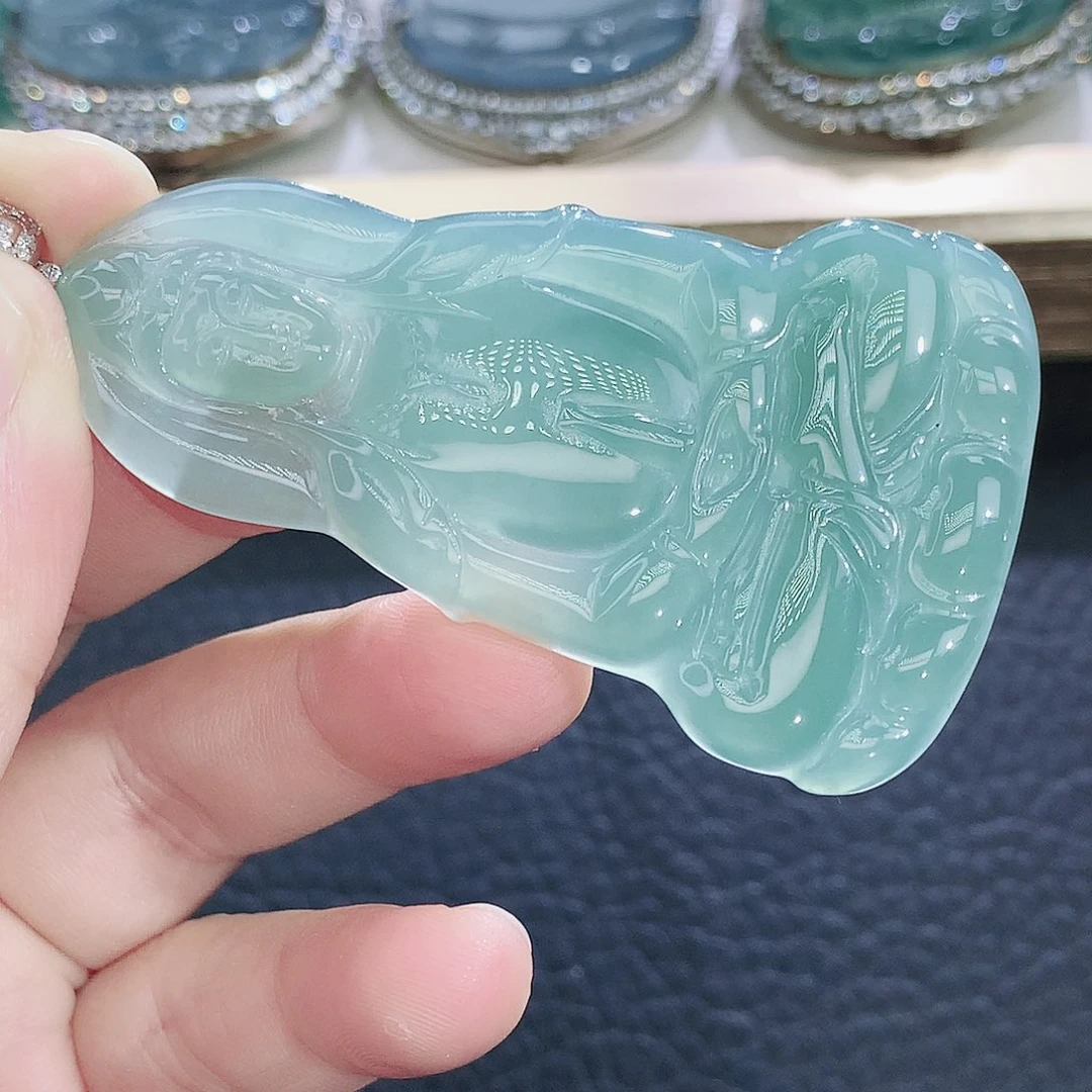 未镶嵌挂件翡翠翡翠