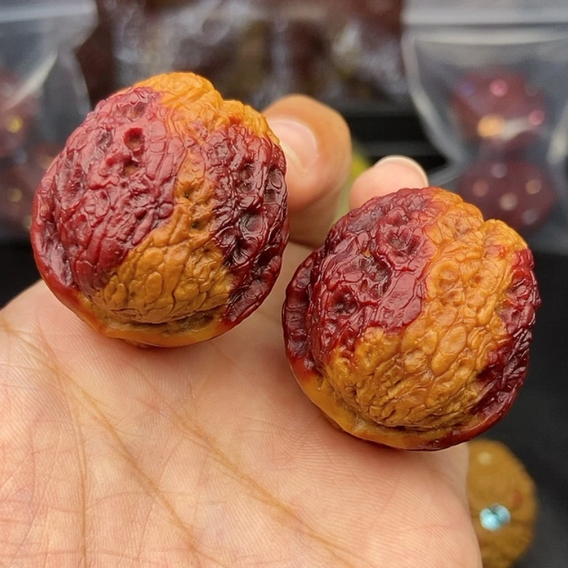 【闪购商品】把件文玩核桃35尺蛇皮球