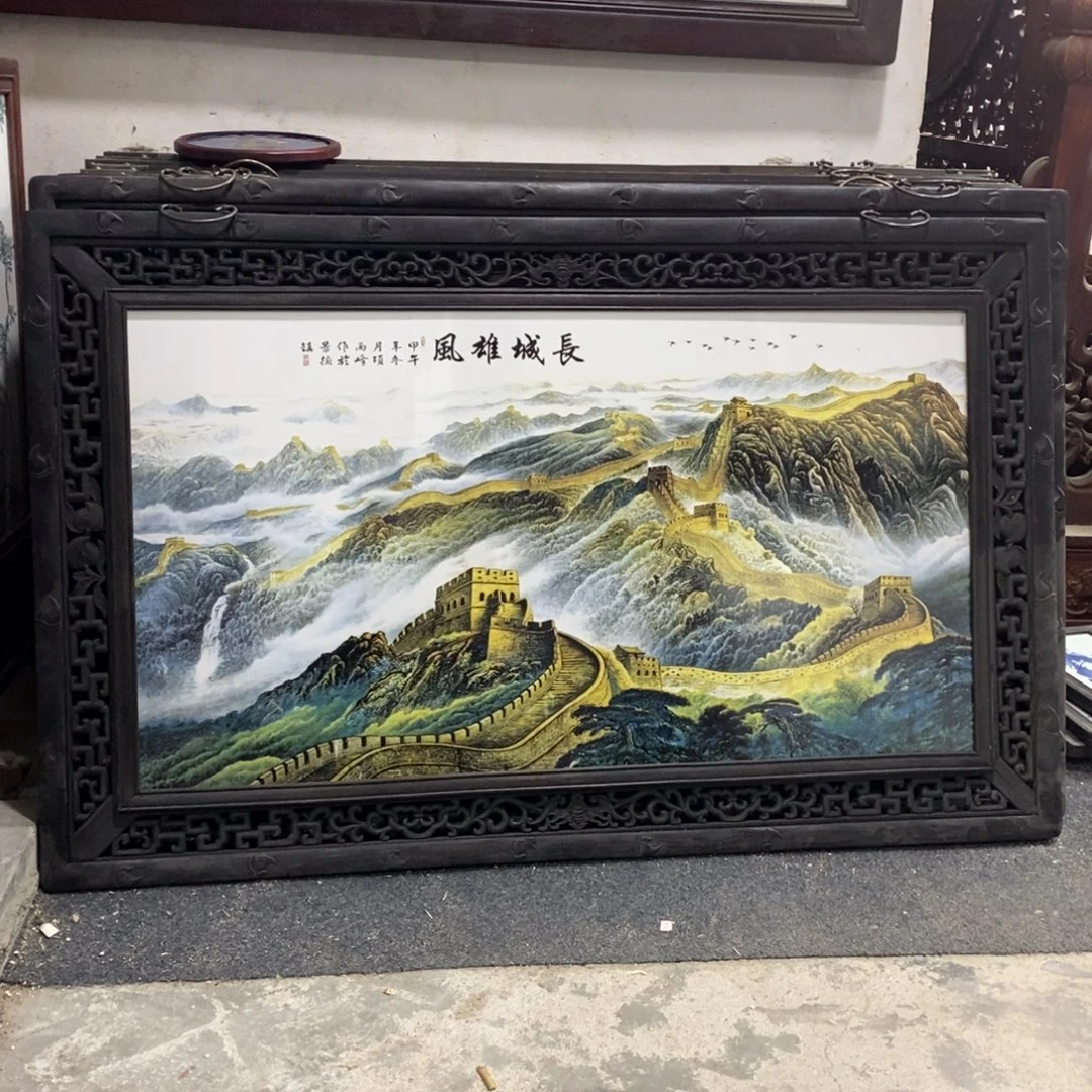 瓷120*76 景德镇瓷板画柴窑烧制