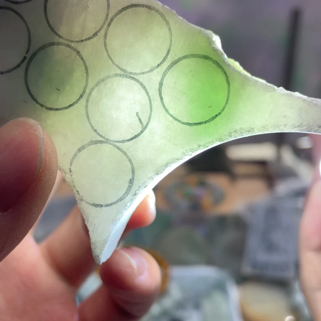 翡翠未镶嵌挂件K缅甸天然翡翠片料