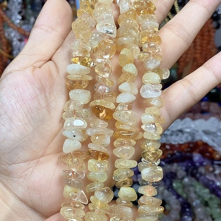 玛瑙/玉髓未镶嵌珠宝半成品天然黄水晶