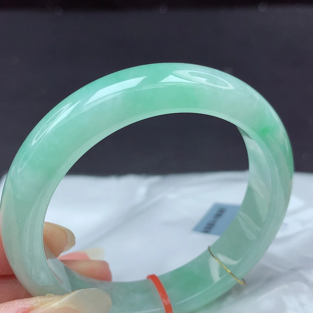 未镶嵌手镯翡翠54圈917